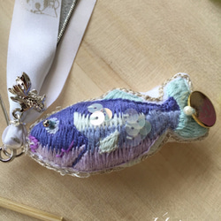 お魚ピンチャーム≪Pin charm［Pescado/Silver］L-0002S≫ 4枚目の画像