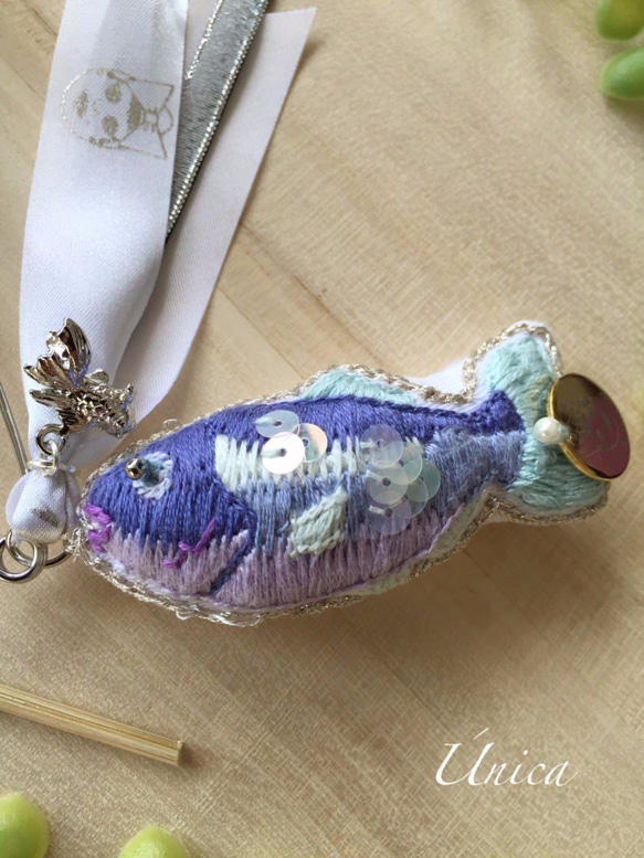 お魚ピンチャーム≪Pin charm［Pescado/Silver］L-0002S≫ 4枚目の画像