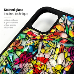 本色殼 iPhone 15 相容於所有型號本色殼彩繪玻璃款式★刻名字★軟防震保護套 第6張的照片