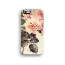 兼容所有 iPhone 型號智能手機保護套 095 墨水玫瑰花 第7張的照片