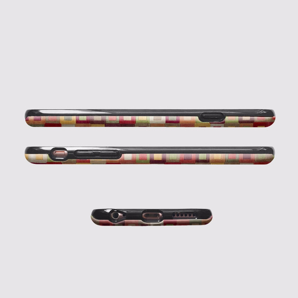 耐衝撃2層 iPhone 全機種対応 スマホケース 300 幾何　　 2枚目の画像