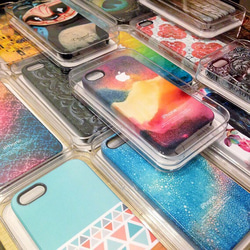 耐衝撃2層 iPhone 全機種対応 スマホケース 300 幾何　　 5枚目の画像