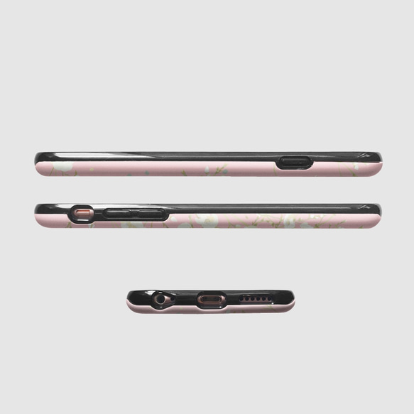 耐衝撃２層 iPhone 全機種対応 スマホケース 613　花　柄　 2枚目の画像