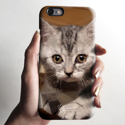 iPhone X/XR/XS/XS Max/8/7/6/Plus 全機種対応 スマホケース カバー　731 動物　猫 1枚目の画像
