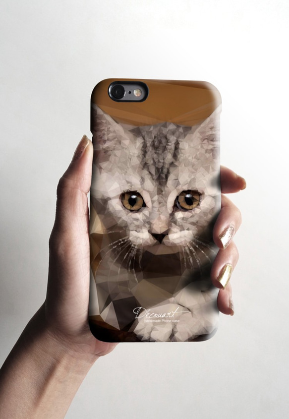 iPhone X/XR/XS/XS Max/8/7/6/Plus 全機種対応 スマホケース カバー　731 動物　猫 1枚目の画像