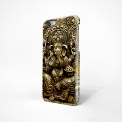 兼容所有 iPhone 型號智能手機保護套 1883 象佛雕像 第3張的照片