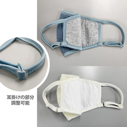 防熱面具Airp電纜編織面具3層型type面具套⭐︎免費輸入⭐name 4種顏色 第8張的照片