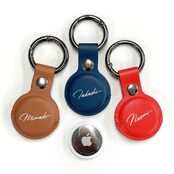 AirTag key ring case key holder ⭐︎ 可以輸入首字母和字母 ⭐︎ 3 種顏色 第1張的照片