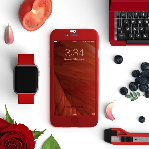 iPhone SEシリコーンケース - (PRODUCT)RED - Apple（日本）
