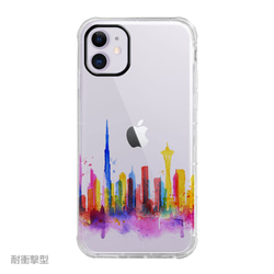 迪拜⭐︎iPhone11 / Pro iPhone兼容所有型號防震型透明軟智能手機殼C118 第6張的照片