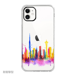 迪拜⭐︎iPhone11 / Pro iPhone兼容所有型號防震型透明軟智能手機殼C118 第7張的照片