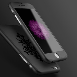 【含360°全保護鋼化玻璃貼膜】iPhone 11 / 11Pro iPhone全款手機殼黑色0562 第3張的照片