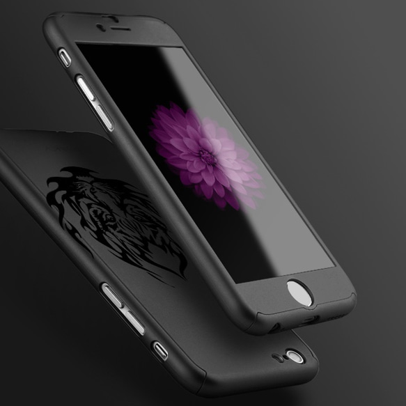 【含360°全保護鋼化玻璃膜】iPhone 11 / 11Pro iPhone全款智能手機殼黑虎 第3張的照片