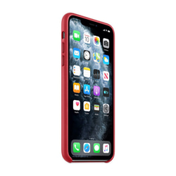 【免費刻名】真皮皮革iPhone手機殼套（紅色） 第7張的照片
