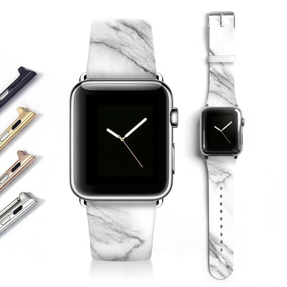 [大理石風格] Apple Watch Apple Watch 錶帶時尚腰帶替換腰帶 051 第1張的照片