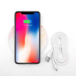 花卉獨特的無線充電墊iPhone X / 8/8 Plus智能手機無線充電器013 第2張的照片