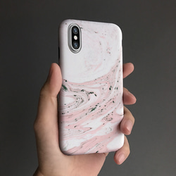 ☆墨流し風☆耐衝撃２層ケース iPhone X / XR / XS 全機種対応 スマホケース カバー  T757 6枚目の画像