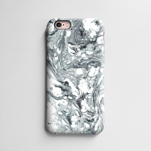 ☆墨流し風☆耐衝撃2層ケース iPhone X / XR / XS 全機種対応