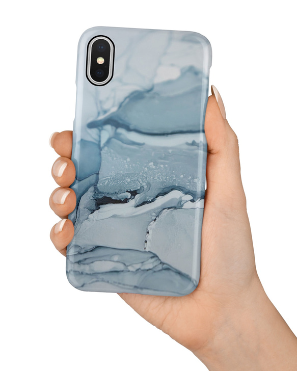 ☆Marble☆耐衝撃２層ケース iPhone 全機種対応 スマホケース カバー  T793 2枚目の画像