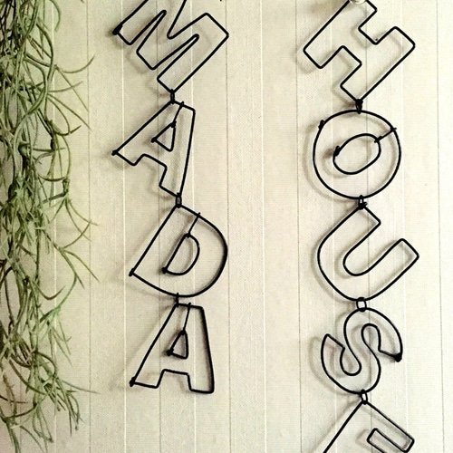 ワイヤーアルファベットでお名前オーダー。 ガーランド mugizo 通販