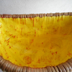 竹炭 バスケットタイプの篭付き　赤と黄 6枚目の画像