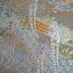 西陣織帯地　藤と緒 1枚目の画像
