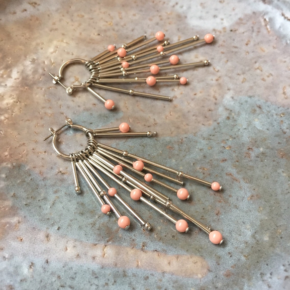 Pearl Hedgehog Hoops ~ピンクパール~ 4枚目の画像