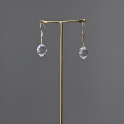 pendulum pierce／earring S【ガラスピアス】【ガラスイヤリング】 2枚目の画像