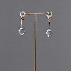 pendulum pierce／earring S【ガラスピアス】【ガラスイヤリング】 3枚目の画像