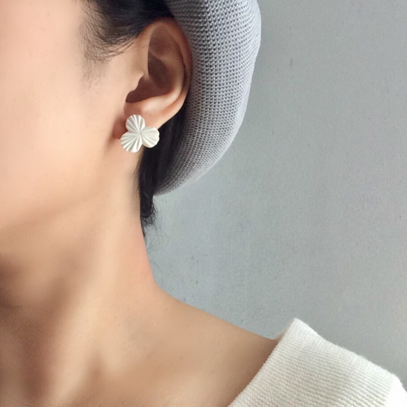 ohana pierce/earring【ガラスピアス】【ガラスイヤリング】 3枚目の画像