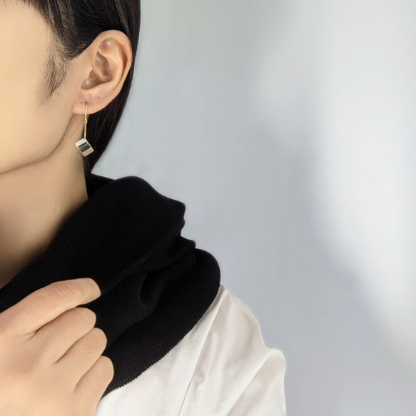 pendulum pierce／earring M【ガラスピアス】【ガラスイヤリング】 4枚目の画像