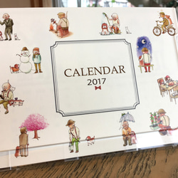 【販売終了】2017年おじいさん卓上カレンダー 2枚目の画像