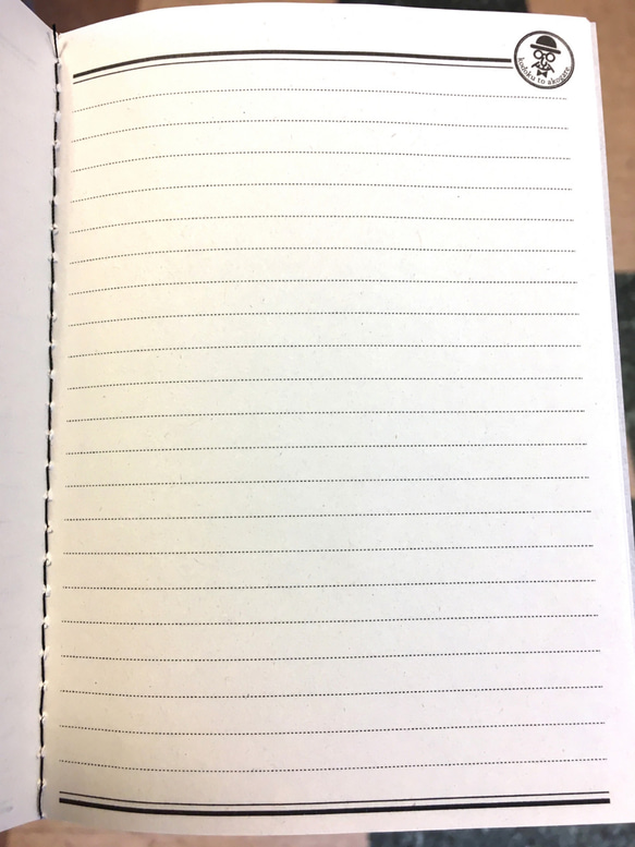 【A6サイズ】シンプルおじいさんノート 5枚目の画像