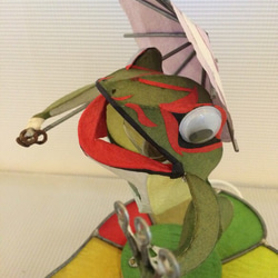 歌舞伎なカエル〈受注制作〉 3枚目の画像