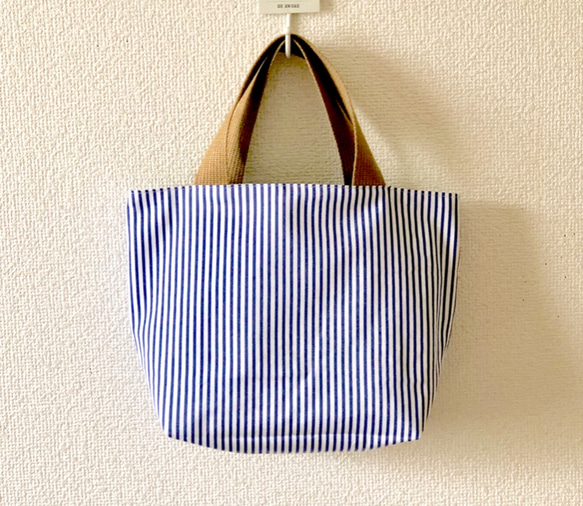 新作▽ reversible mini tote bag【dot】 2枚目の画像