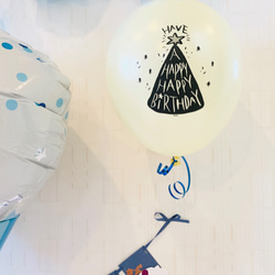 はじめての　Happy Birthday  装飾完璧セット　星星　ハンドメイドガーランド　バルーン 6枚目の画像