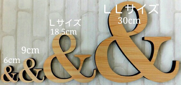 木製オブジェ(モス)ＬＬサイズ(30cm)×１点 『０・１・２・３・４』 3枚目の画像