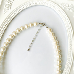 cotton pearl necklace 2枚目の画像