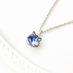 Swarovski ネコのジュエリークリップネックレス ネックレス