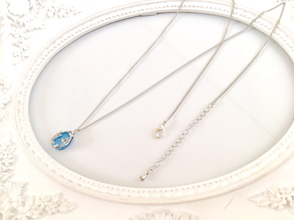 Swarovski ジュエルリーフネックレス 4枚目の画像