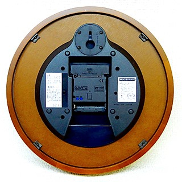 レトロ 電波掛時計  DQL662_BR 5枚目の画像