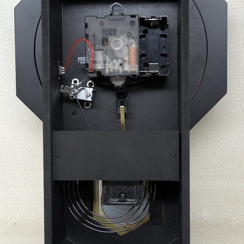 SQ02_R ボンボン 時打ち 振り子時計(八角） ローマ文字 掛け時計