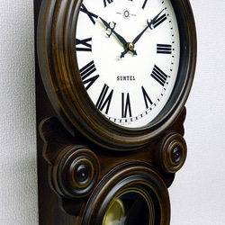 SQo1_R bonbon時間引人注目的Daruma擺鐘（羅馬） 第2張的照片