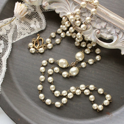 ミリアムハスケルstyle コスチュームジュエリー バロック・ガラス