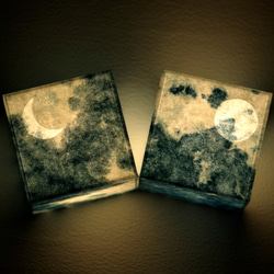 藍の満月と三日月_Vol2「Creema限定」 2枚目の画像