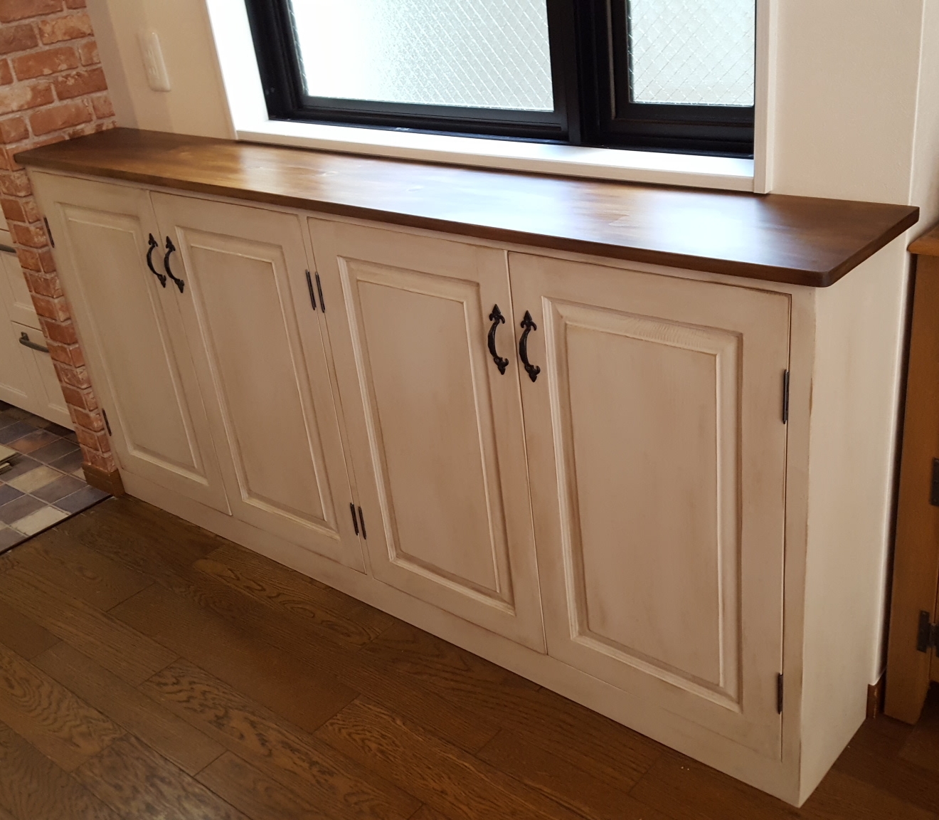 薄型ロングキャビネット☆☆オーダー製作☆☆