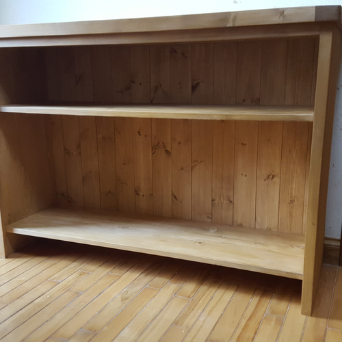 モザイクタイルのキッチンカウンター2枚棚(アンティークパイン) 棚