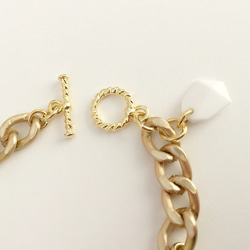 Yellow & blue stone bracelet_BRT008 3枚目の画像