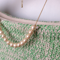 Cotton Pearl necklace_NEC001 1枚目の画像