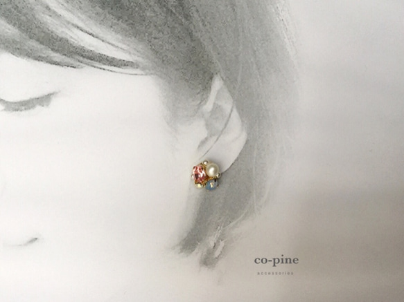 bijoux pierced earring ”dreamy” 5枚目の画像